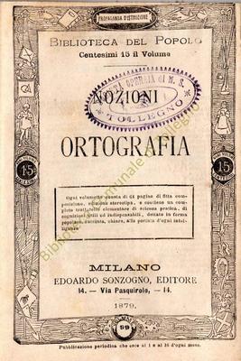 Nozioni di ortografia