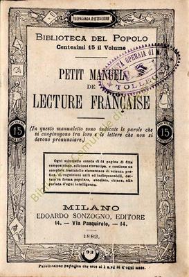 Petit manuel de lecture française
