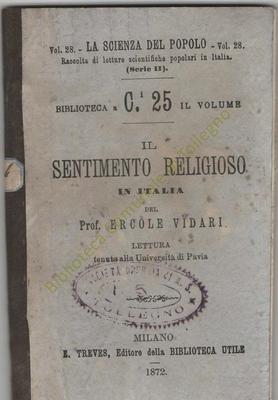 Il sentimento religioso in Italia