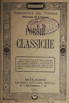 Poesie classiche